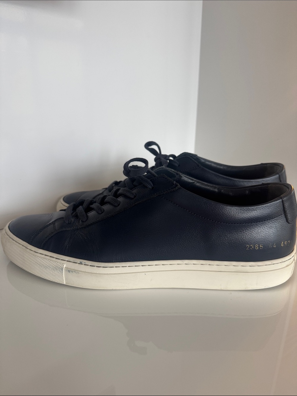 Common Projects | Blue Leather Sneakers